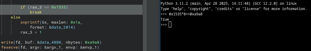 the decrypted bytes will replace the running image
